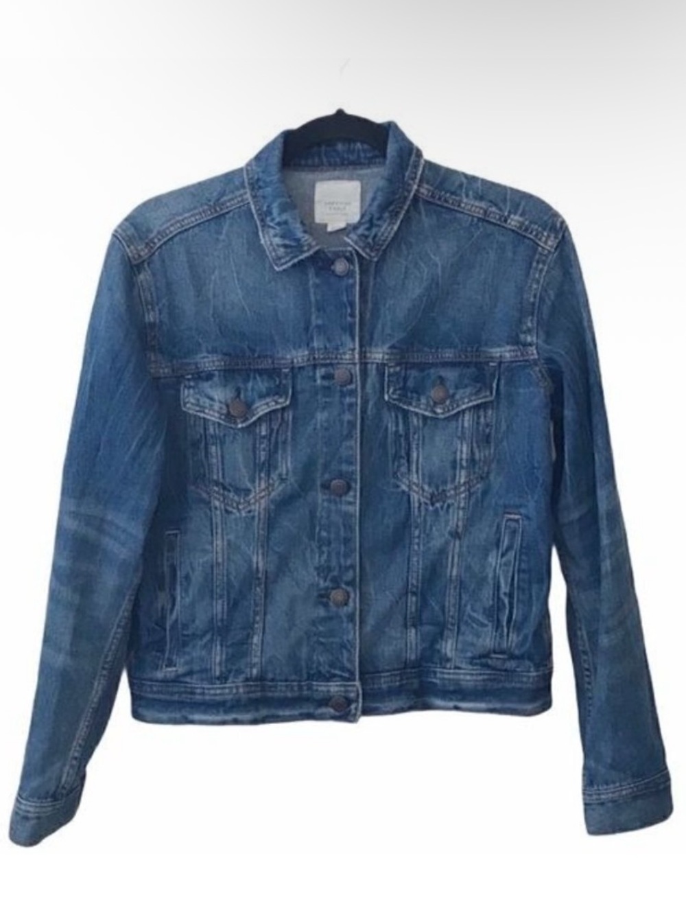 American Eagle Blue Denim Jean Jacket SMall